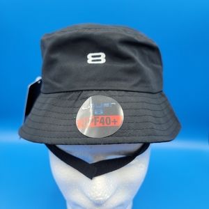 Layer 8 Infant Toddler's Boy's Bucket Hat Black UPF40+ Protection OS Adjustable